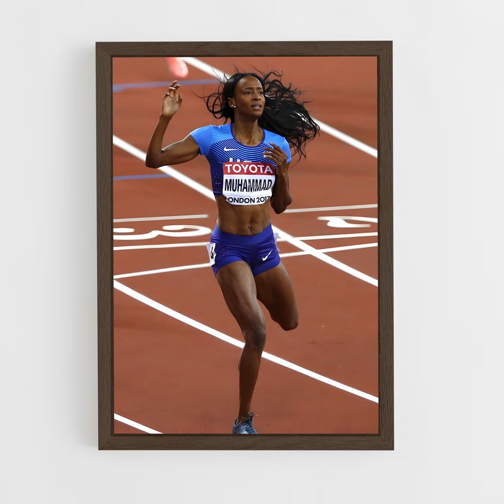 Poster Sprint de Dalilah – affiche Athlétisme (vue 5)